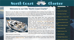 Desktop Screenshot of northcoastcharter.com